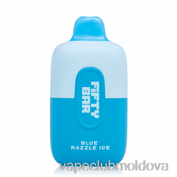Kit Vape Pod Fifty Bar 6500 De Unică Folosință Blue Razzle Ice